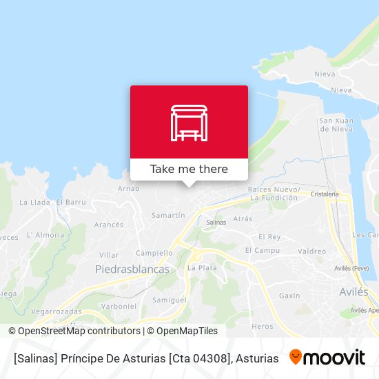 [Salinas]  Príncipe De Asturias [Cta 04308] map