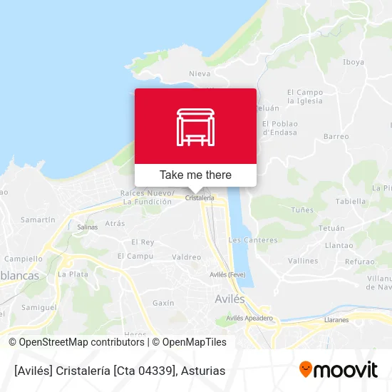 [Avilés]  Cristalería [Cta 04339] map
