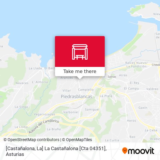 [Castañalona, La]  La Castañalona [Cta 04351] map
