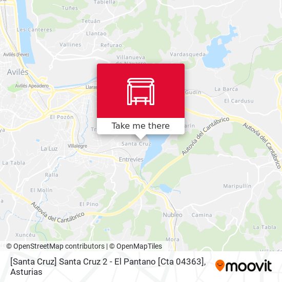 [Santa Cruz]  Santa Cruz 2 - El Pantano [Cta 04363] map