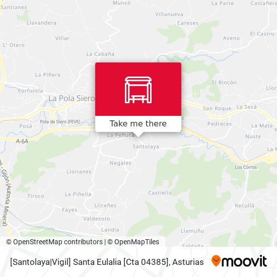 [Santolaya|Vigil]  Santa Eulalia [Cta 04385] map