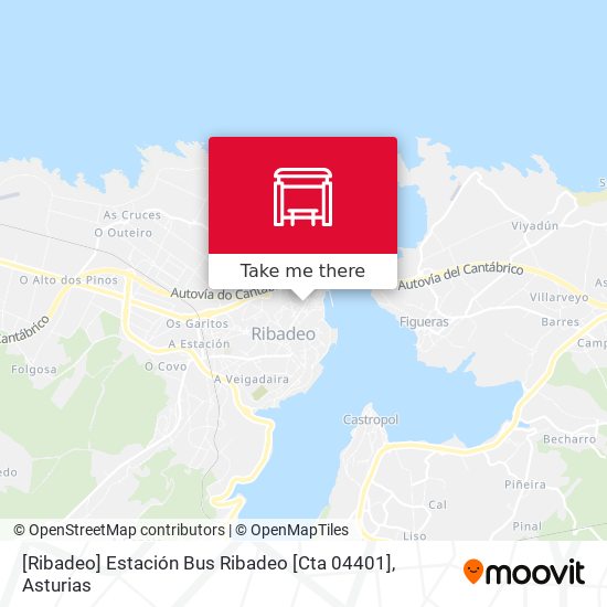 [Ribadeo]  Estación Bus Ribadeo [Cta 04401] map