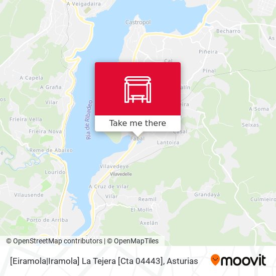 [Eiramola|Iramola]  La Tejera [Cta 04443] map