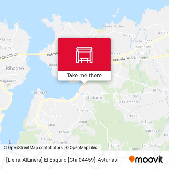 [Lieira, A|Linera]  El Esquilo [Cta 04459] map
