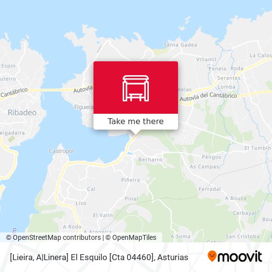 [Lieira, A|Linera]  El Esquilo [Cta 04460] map