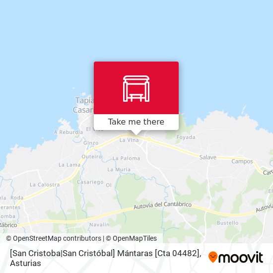 [San Cristoba|San Cristóbal]  Mántaras [Cta 04482] map