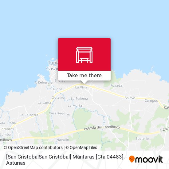 [San Cristoba|San Cristóbal]  Mántaras [Cta 04483] map