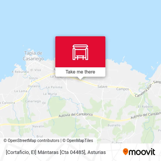 [Cortaficio, El]  Mántaras [Cta 04485] map