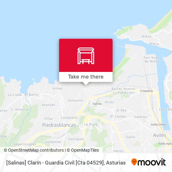 [Salinas]  Clarín - Guardia Civil [Cta 04529] map