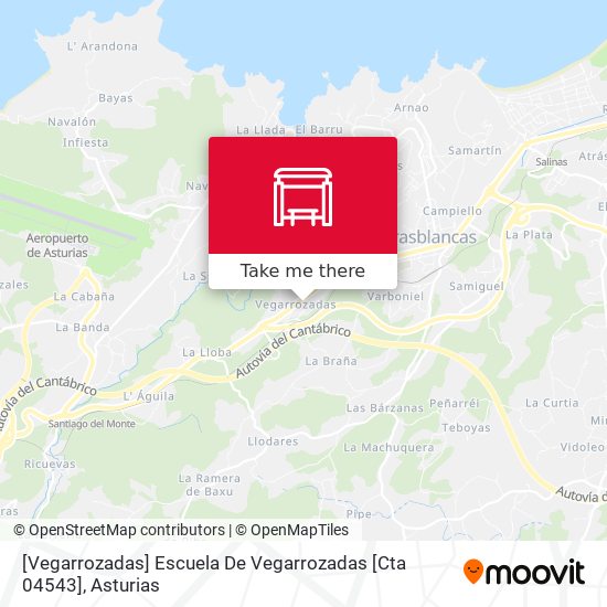 [Vegarrozadas]  Escuela De Vegarrozadas [Cta 04543] map