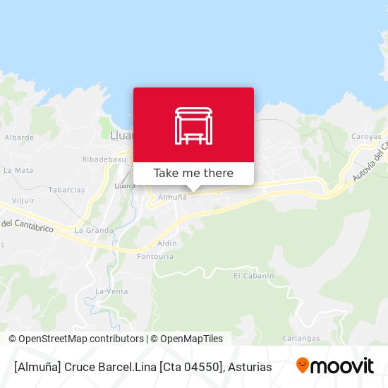 [Almuña]  Cruce Barcel.Lina [Cta 04550] map