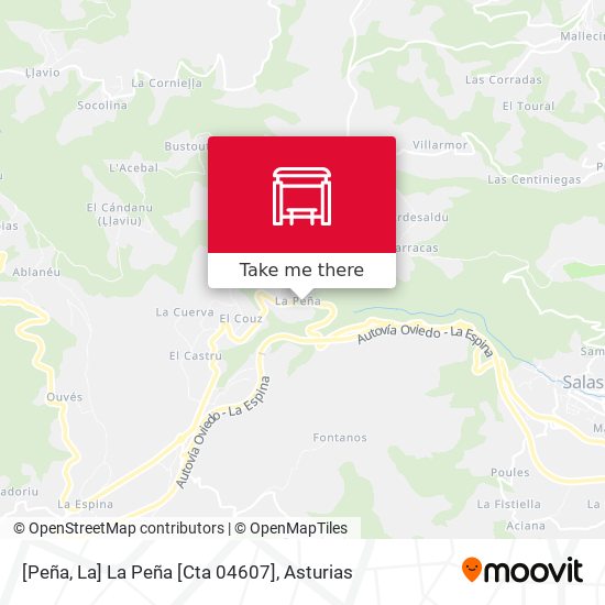 [Peña, La]  La Peña [Cta 04607] map
