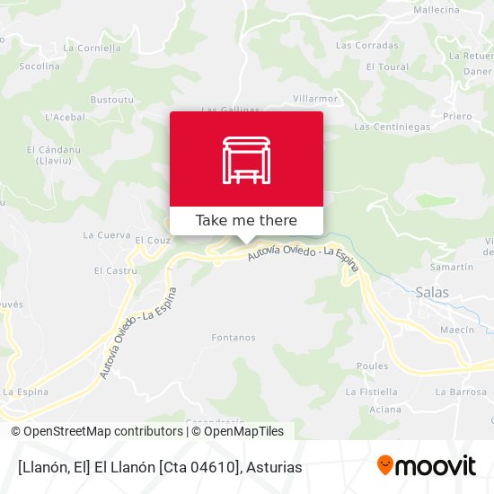 [Llanón, El]  El Llanón [Cta 04610] map