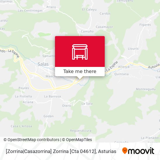 [Zorrina|Casazorrina]  Zorrina [Cta 04612] map