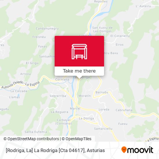 [Rodriga, La]  La Rodriga [Cta 04617] map