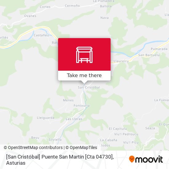 [San Cristóbal]  Puente San Martín [Cta 04730] map