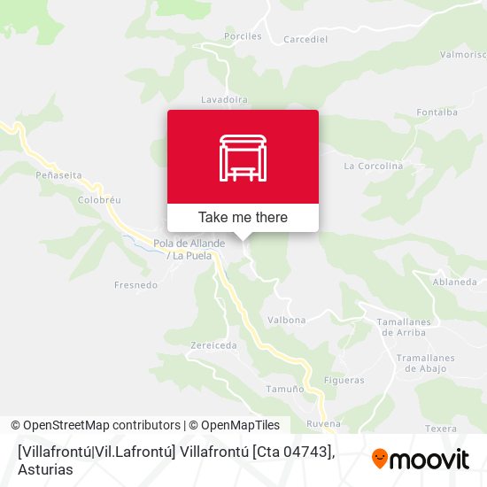 [Villafrontú|Vil.Lafrontú]  Villafrontú [Cta 04743] map