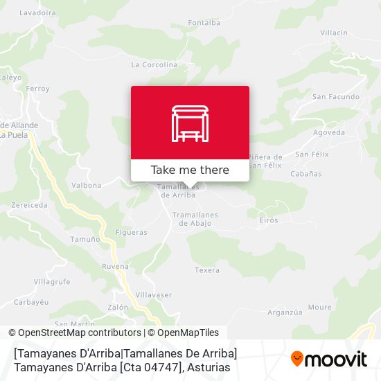[Tamayanes D'Arriba|Tamallanes De Arriba]  Tamayanes D'Arriba [Cta 04747] map