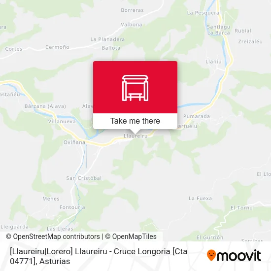 [Llaureiru|Lorero]  Llaureiru - Cruce Longoria [Cta 04771] map