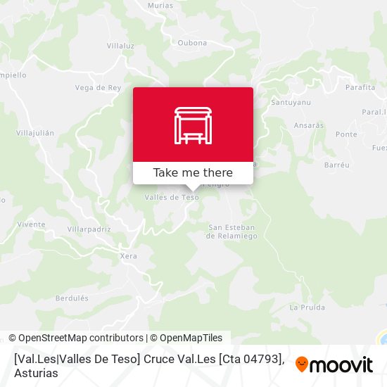 [Val.Les|Valles De Teso]  Cruce Val.Les [Cta 04793] map