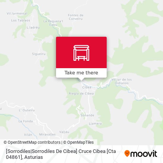 [Sorrodiles|Sorrodiles De Cibea]  Cruce Cibea [Cta 04861] map