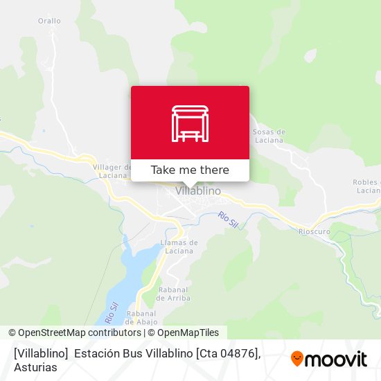[Villablino]  Estación Bus Villablino [Cta 04876] map