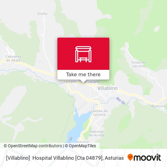 [Villablino]  Hospital Villablino [Cta 04879] map