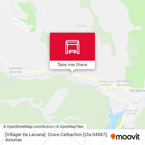 [Villager De Laciana]  Cruce Carbachón [Cta 04887] map