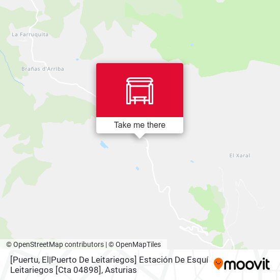 [Puertu, El|Puerto De Leitariegos]  Estación De Esquí Leitariegos [Cta 04898] map