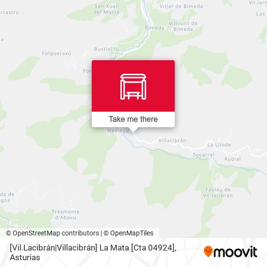 [Vil.Lacibrán|Villacibrán]  La Mata [Cta 04924] map