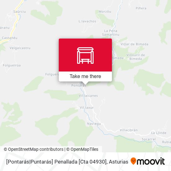 [Pontarás|Puntarás]  Penallada [Cta 04930] map