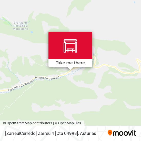 [Zarréu|Cerredo]  Zarréu 4 [Cta 04998] map