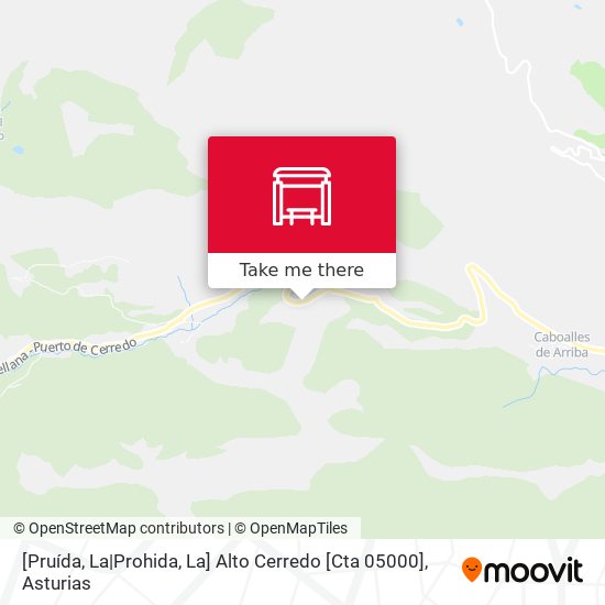 [Pruída, La|Prohida, La]  Alto Cerredo [Cta 05000] map