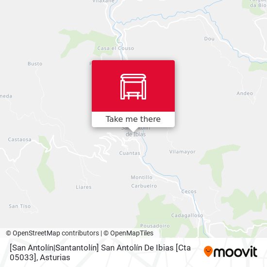 [San Antolín|Santantolín]  San Antolín De Ibias [Cta 05033] map