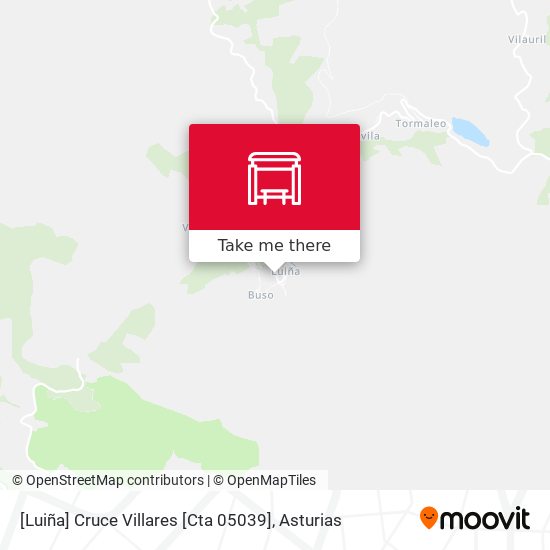 [Luiña]  Cruce Villares [Cta 05039] map