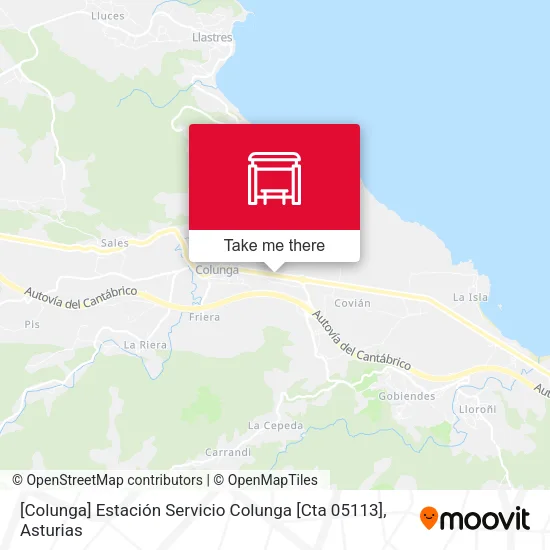 mapa [Colunga]  Estación Servicio Colunga [Cta 05113]