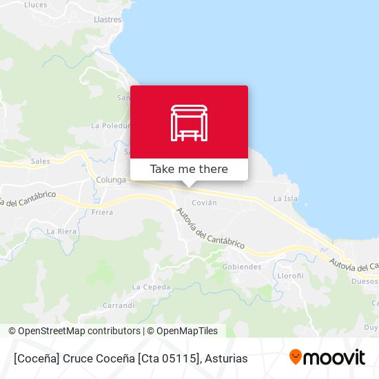[Coceña]  Cruce Coceña [Cta 05115] map