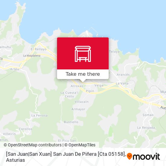[San Juan|San Xuan]  San Juan De Piñera [Cta 05158] map