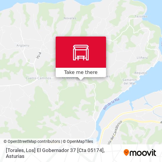 [Torales, Los]  El Gobernador 37 [Cta 05174] map