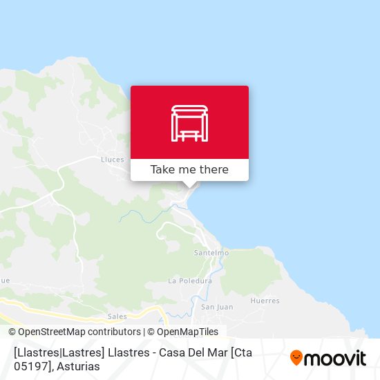 [Llastres|Lastres]  Llastres - Casa Del Mar [Cta 05197] map