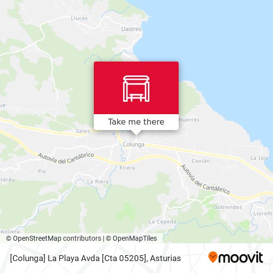 [Colunga]  La Playa Avda [Cta 05205] map