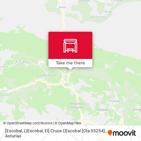 [Escobal, L'|Escobal, El]  Cruce L'Escobal [Cta 05254] map
