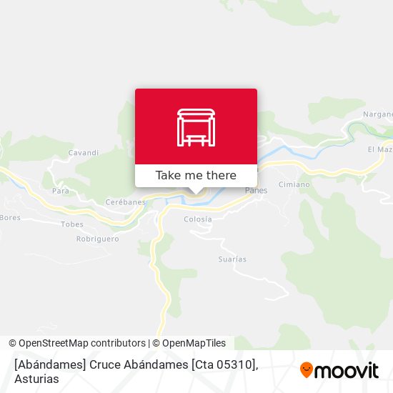 [Abándames]  Cruce Abándames [Cta 05310] map