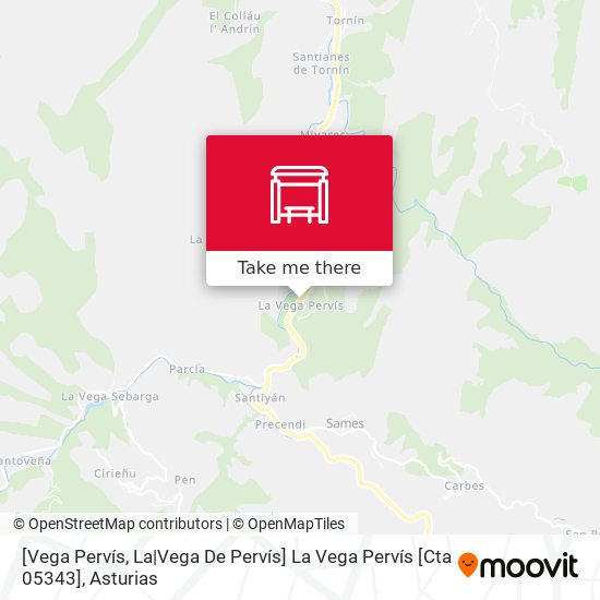 [Vega Pervís, La|Vega De Pervís]  La Vega Pervís [Cta 05343] map