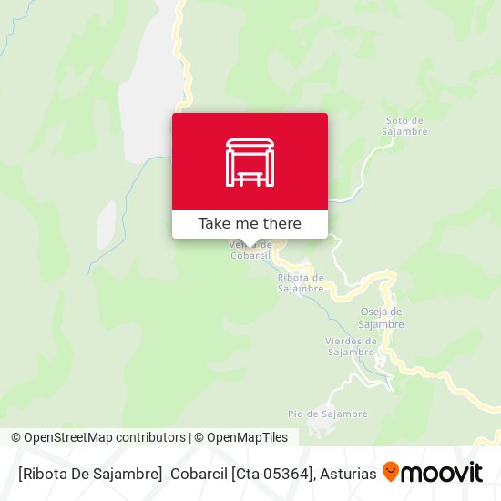 [Ribota De Sajambre]  Cobarcil [Cta 05364] map