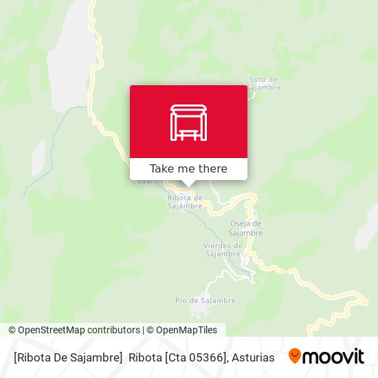[Ribota De Sajambre]  Ribota [Cta 05366] map