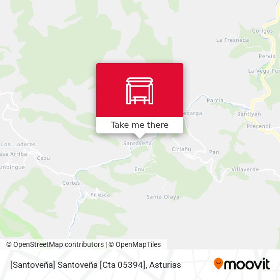 [Santoveña]  Santoveña [Cta 05394] map