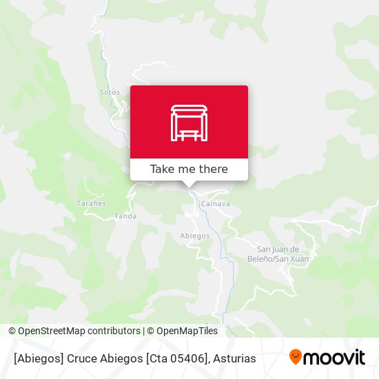 [Abiegos]  Cruce Abiegos [Cta 05406] map