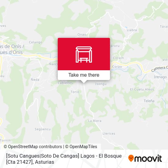 [Sotu Cangues|Soto De Cangas]  Lagos - El Bosque [Cta 21427] map