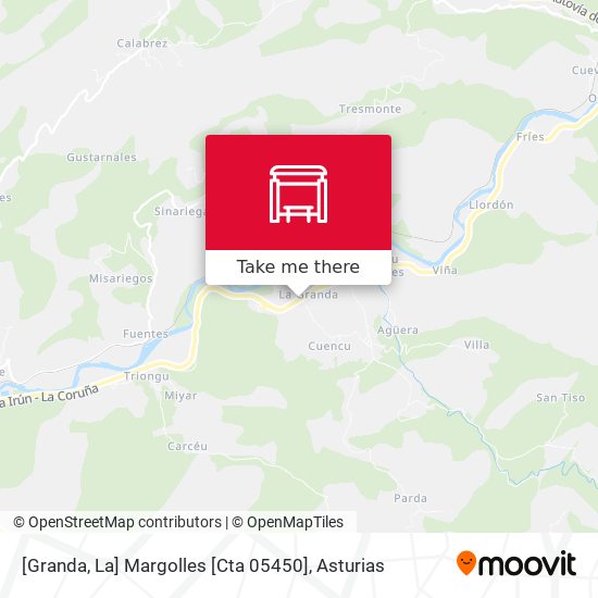 [Granda, La]  Margolles [Cta 05450] map